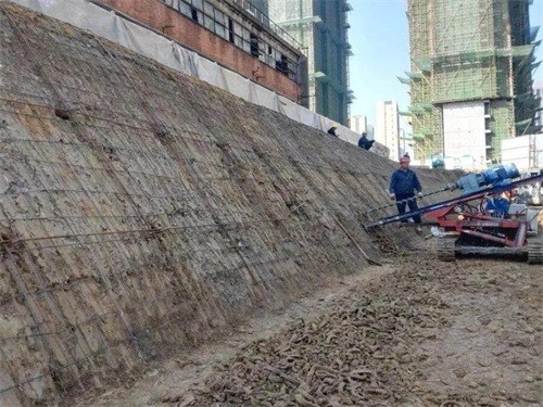 杭锦后建筑边坡支护